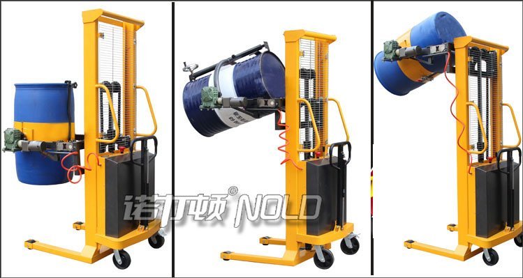 多功能電動油桶翻轉車