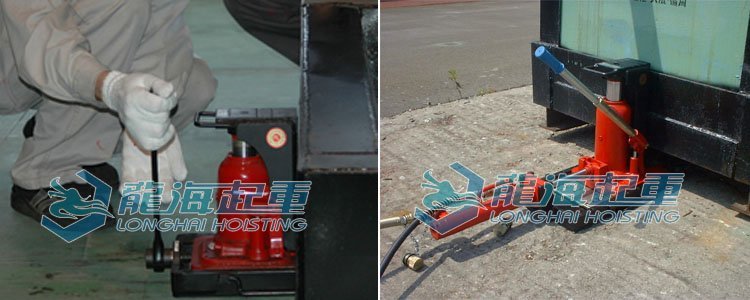 F系列帶滑動臺千斤頂應用圖