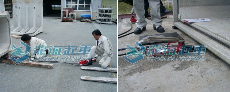 鷹牌楔形千斤頂應用圖 鷹牌楔形千斤頂應用圖