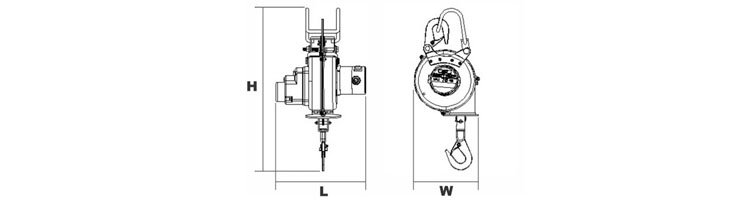 臺灣小金剛電動葫蘆尺寸圖